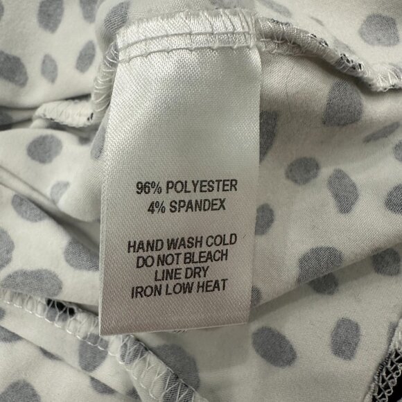 Lulu's Oh Darling Black & White Dot Print Puff Sleeve Top, size Large - Picture 8 of 9